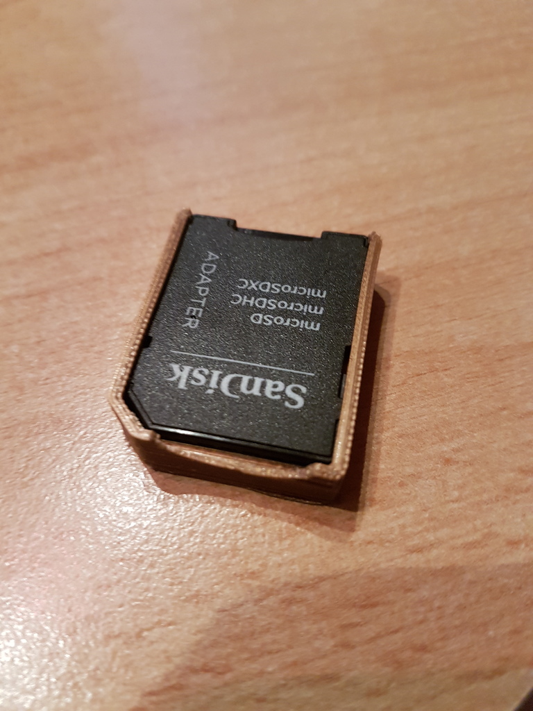 Коробка для MicroSD с легкой крышкой