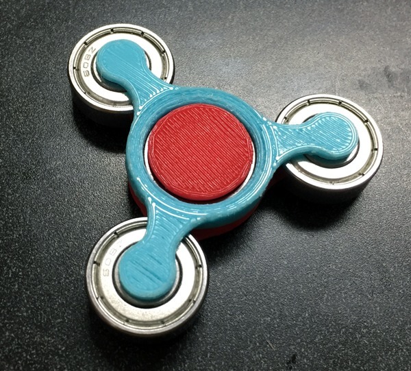 Fidget Spinner с открытыми подшипниками