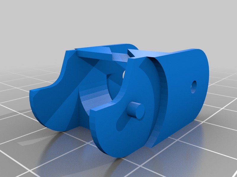 Открытая цепь для кабелей с несколькими концами