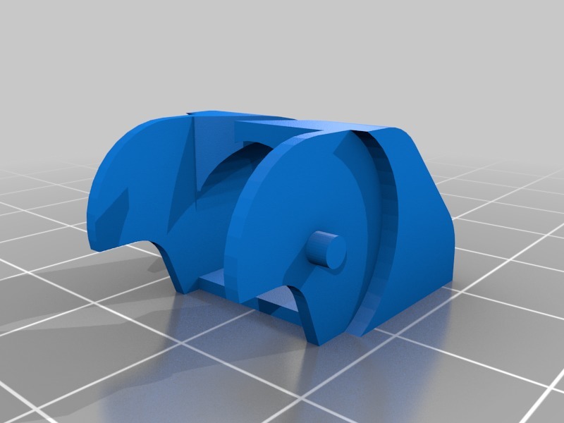 Открытая цепь для кабелей с несколькими концами