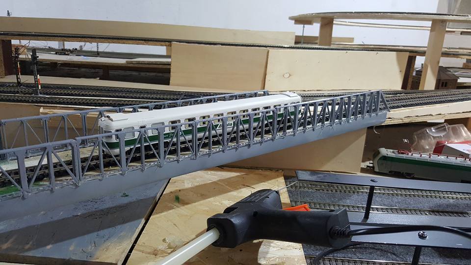 Модульный мост для железной дороги H0