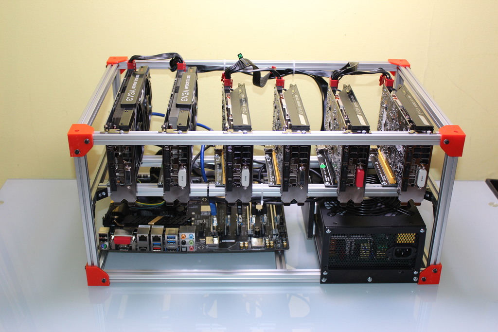Открытая рамка для майнингового рига 1515