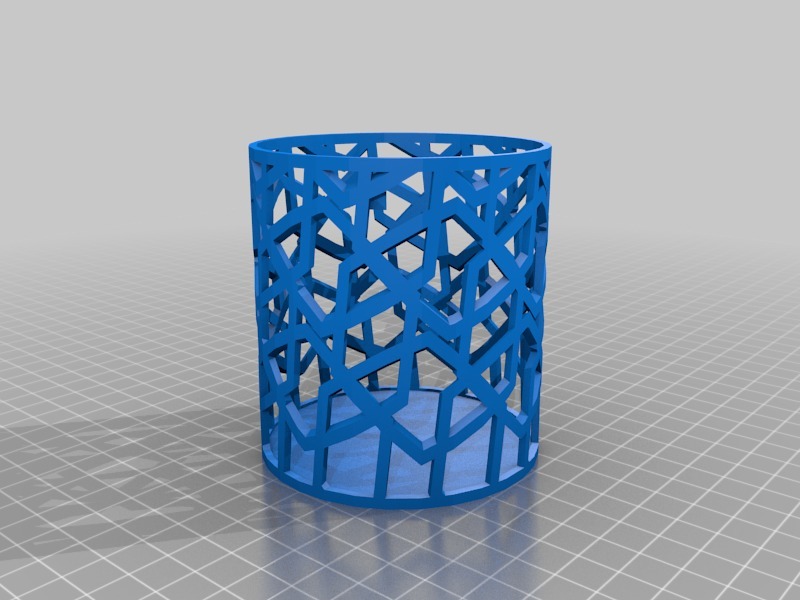 Геометрическая подставка для ручек/карандашей