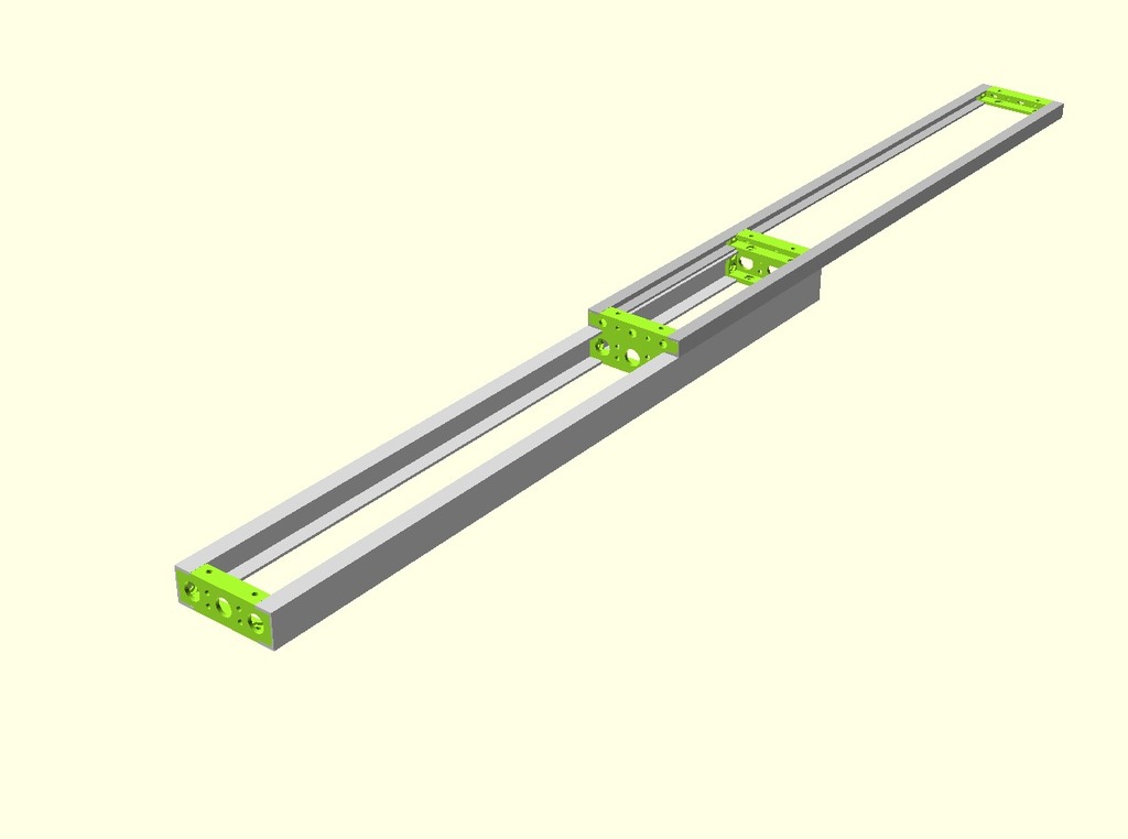 Базовый проект прицепа: части рамы