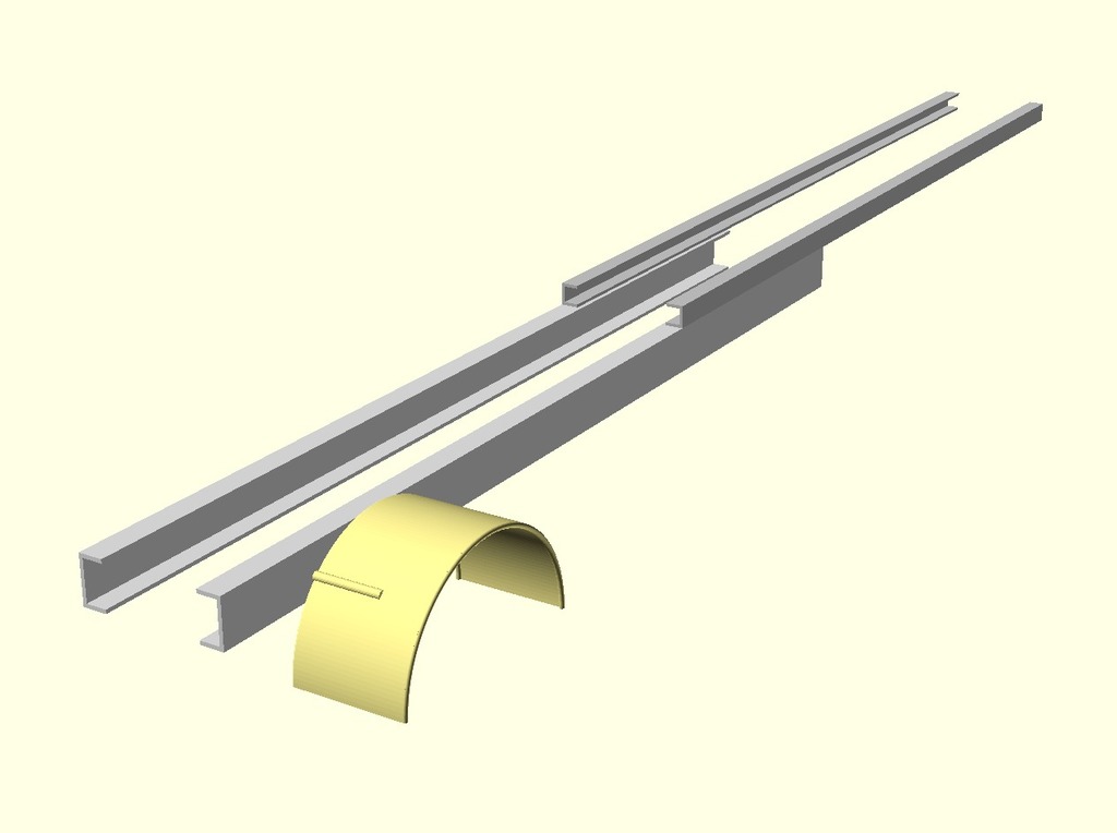 Основные детали для прицепа: Листовая рессора