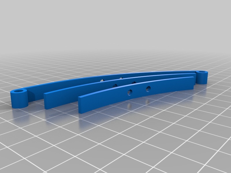 Основные детали для прицепа: Листовая рессора