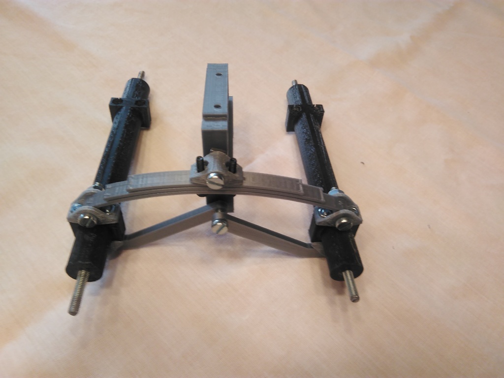 Основные детали для прицепа: Листовая рессора