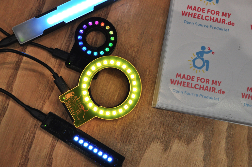 Светильники для инвалидных колясок open°lights