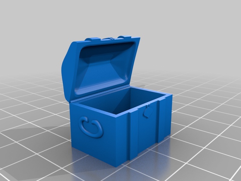 Открытый сундук с сокровищами