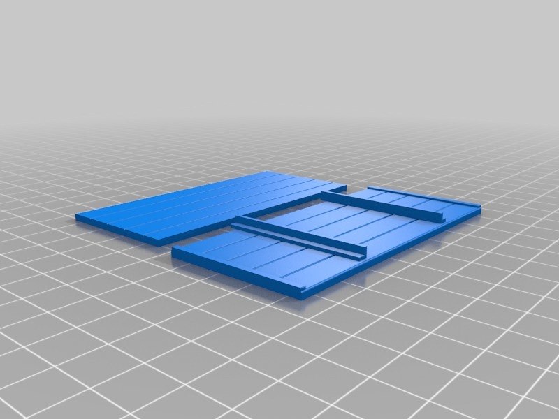 Плоский открытый вагон для 16мм садовой железной дороги