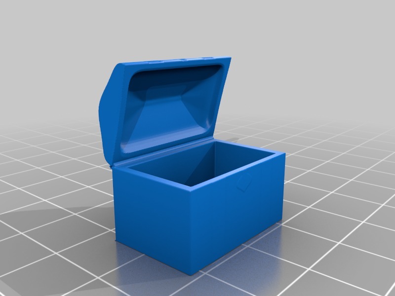 Открытый сундук с двойной экструзией