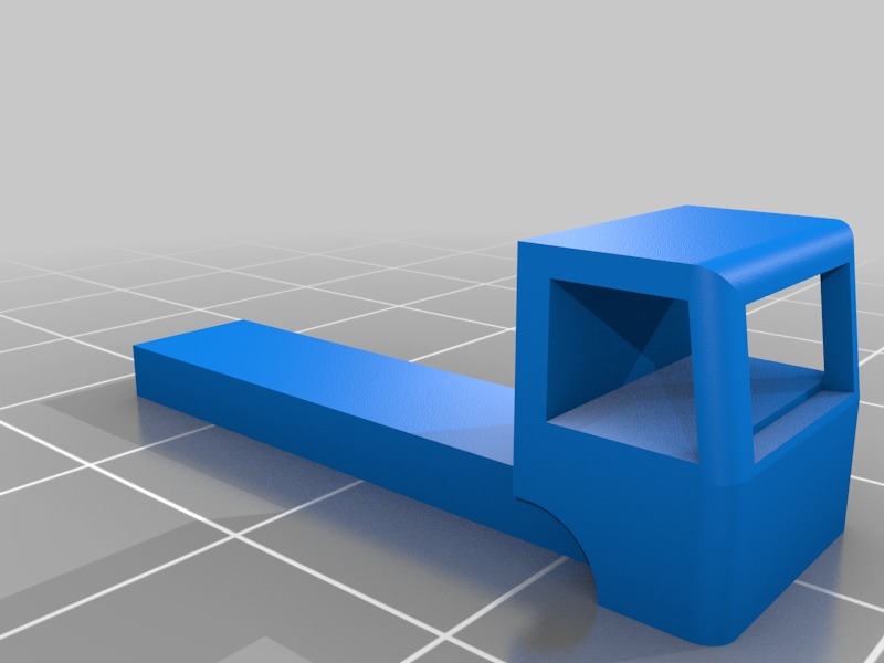 Открытый контейнерный грузовик