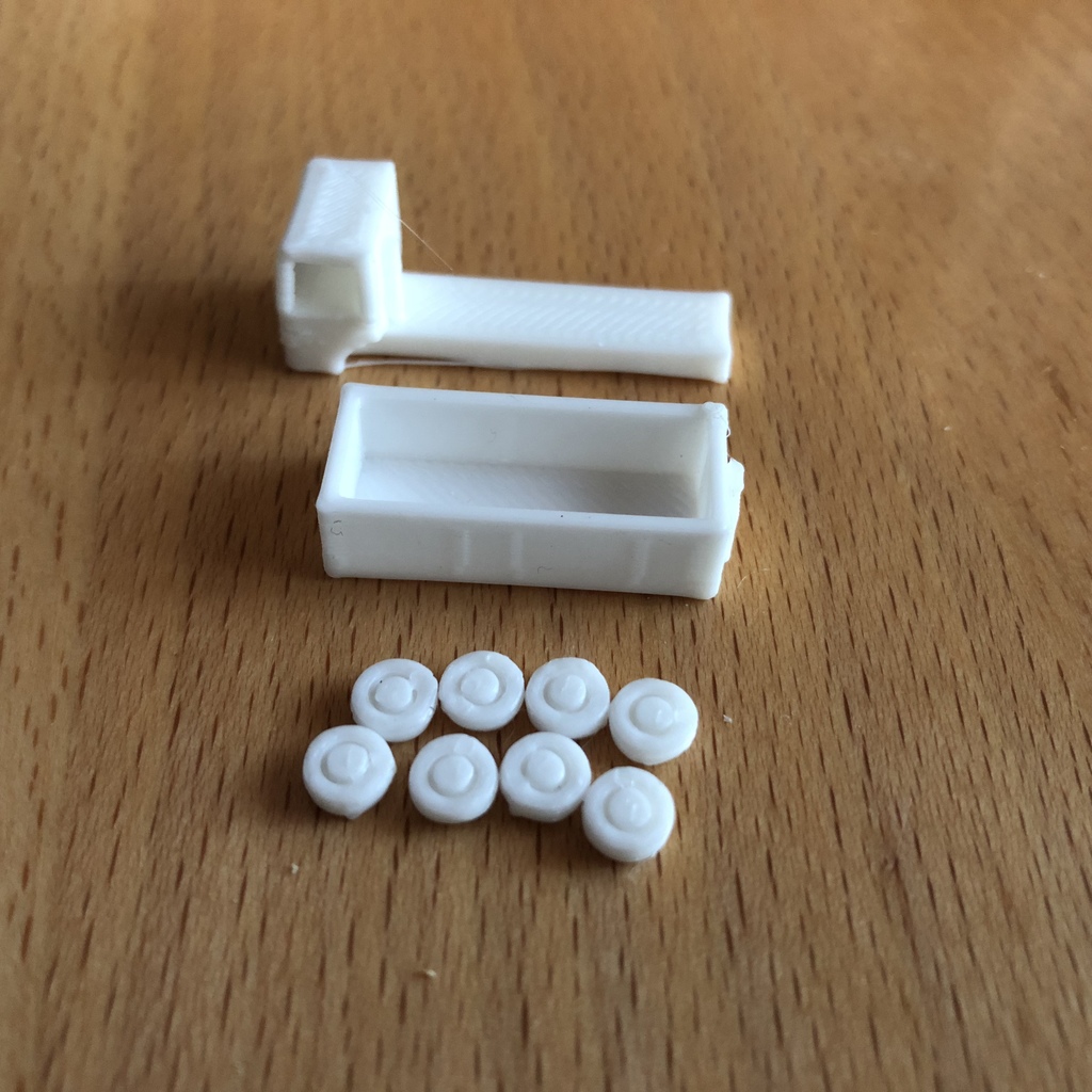 Открытый контейнерный грузовик