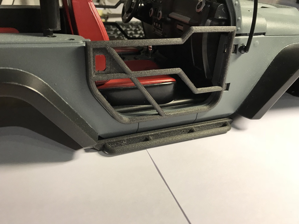 RC Jeep JK Siderails Rock Slider V3