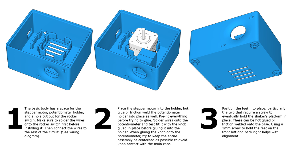 DIYbio Орбитальный Шейкер V 1.0