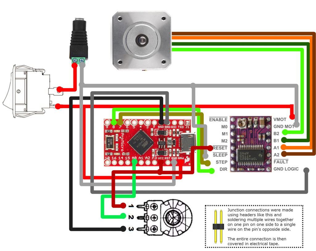 DIYbio Орбитальный Шейкер V 1.0