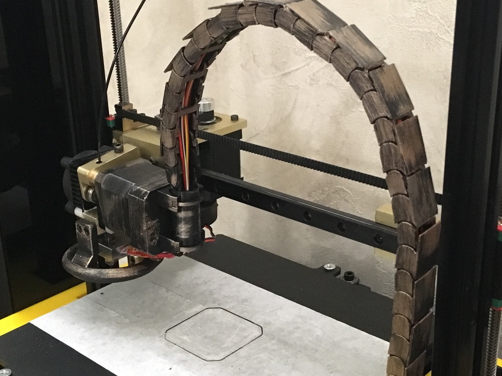 Открытая кабельная цепь для Prusa i4