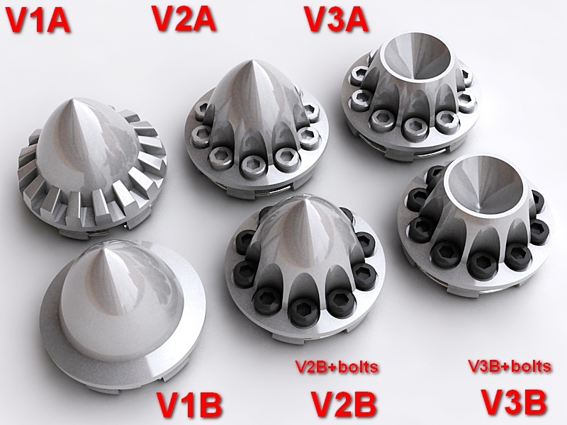 Центральная заглушка колес Great Wall M2/M4 в стиле 'пуля'