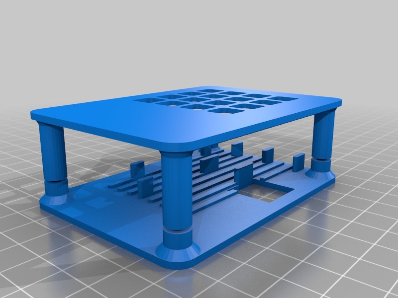 Конфигурируемый открытый корпус для Odroid XU4