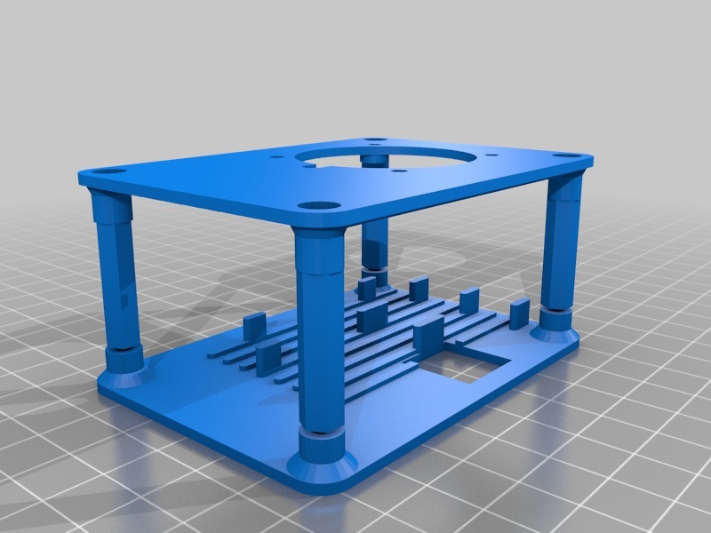 Конфигурируемый открытый корпус для Odroid XU4