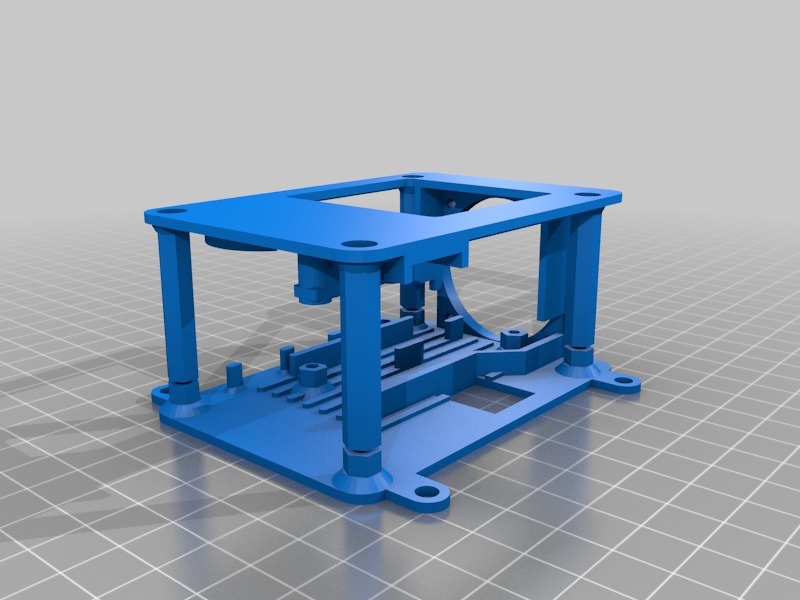 Конфигурируемый открытый корпус для Odroid XU4