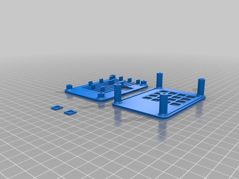 Конфигурируемый открытый корпус для Odroid XU4