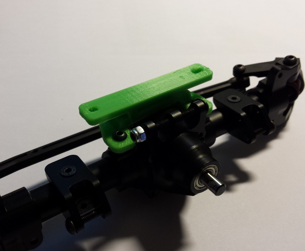 Крепление сервопривода оси для SCX10 II Версия 2