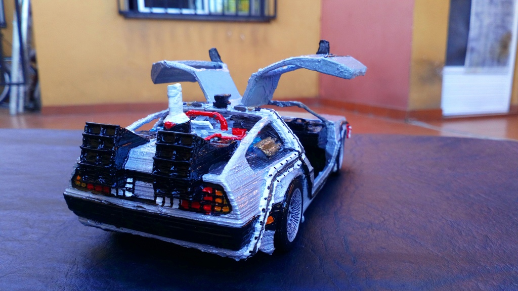 DMC Delorean полная модель V2