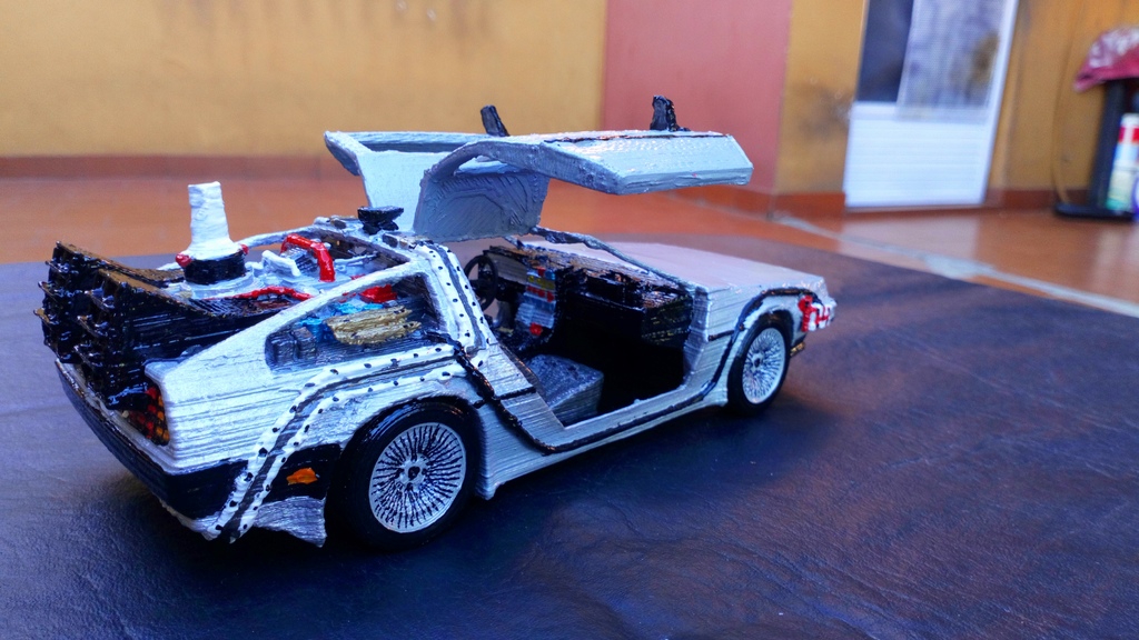 DMC Delorean полная модель V2