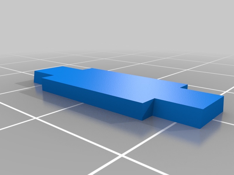 Крепления для оси X Anet A8 под открытый кабельный канал