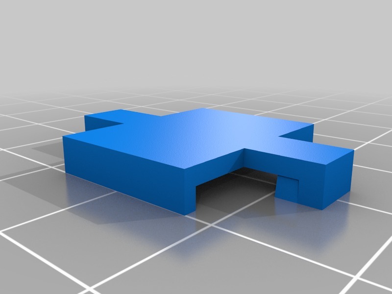 Крепления для оси X Anet A8 под открытый кабельный канал