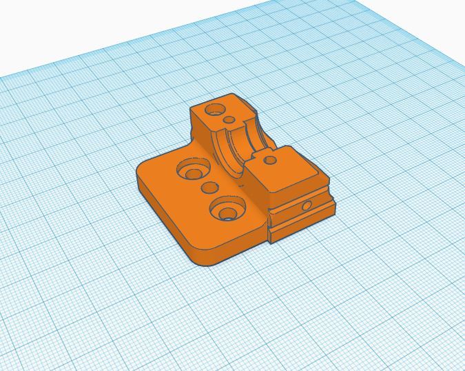 Модульное крепление e3D V6 для Mini Gantry