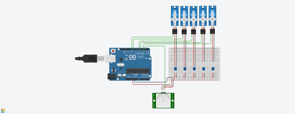 The Doorman - аниматронный дверной механизм