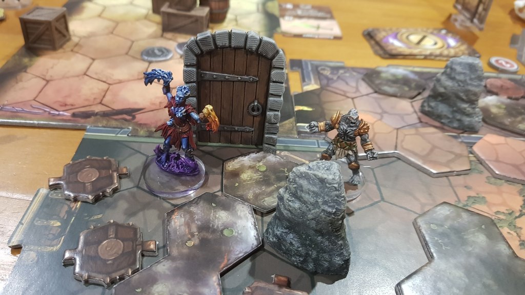 Дверь для подземелья - Открытая и Закрытая