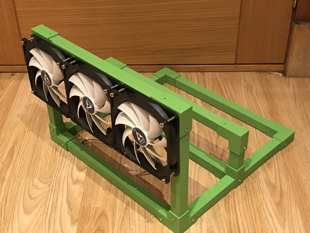 Open Air GPU Mining Rig
