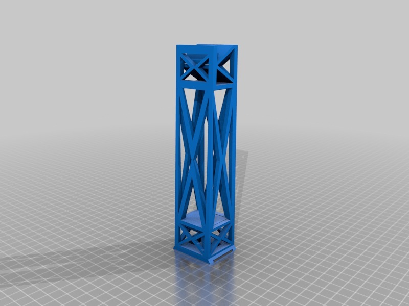 Falcon 9 Strongback с открытыми балками