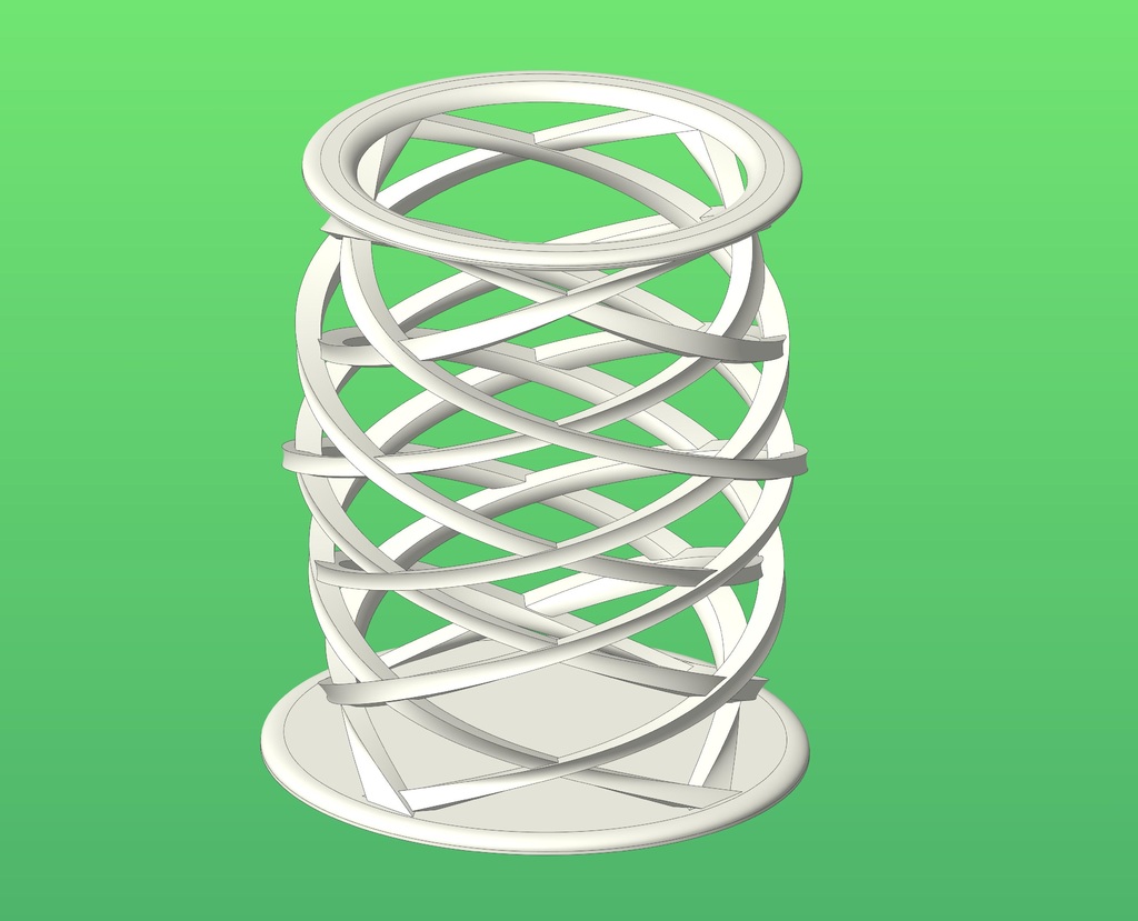 Спиральный контейнер с открытой сеткой