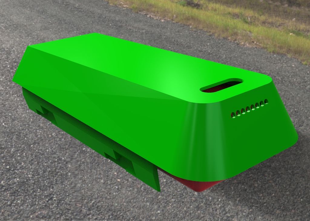 Корпус для батареи 3DR Solo (закрытая и открытая версии)