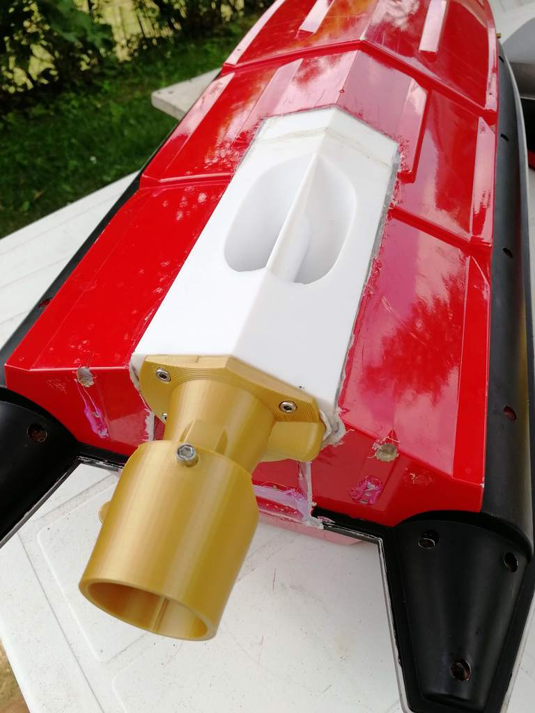 Модель РС лодки с водометным движителем