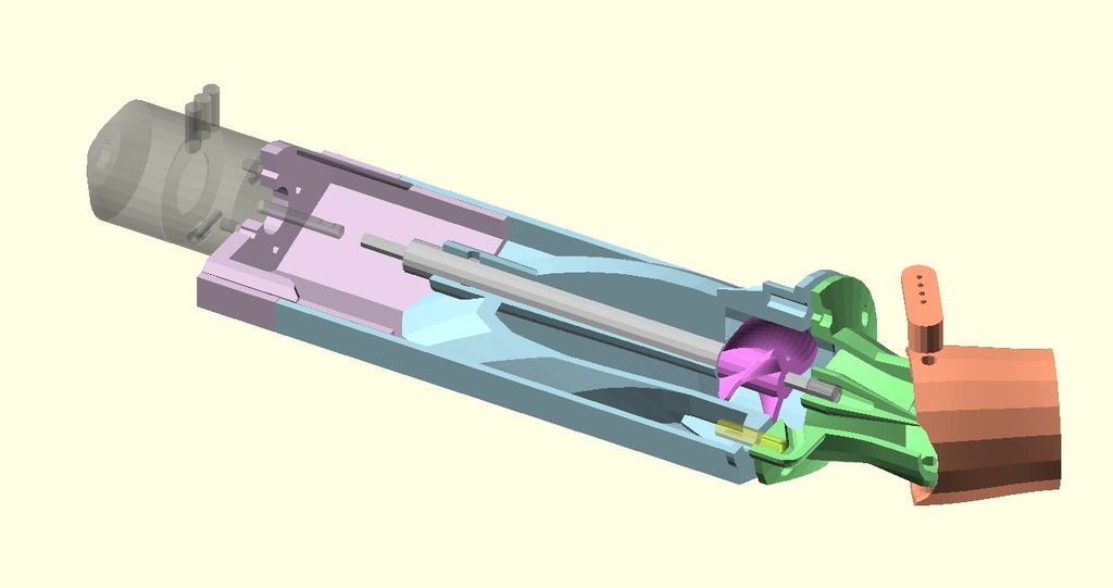 Модель РС лодки с водометным движителем