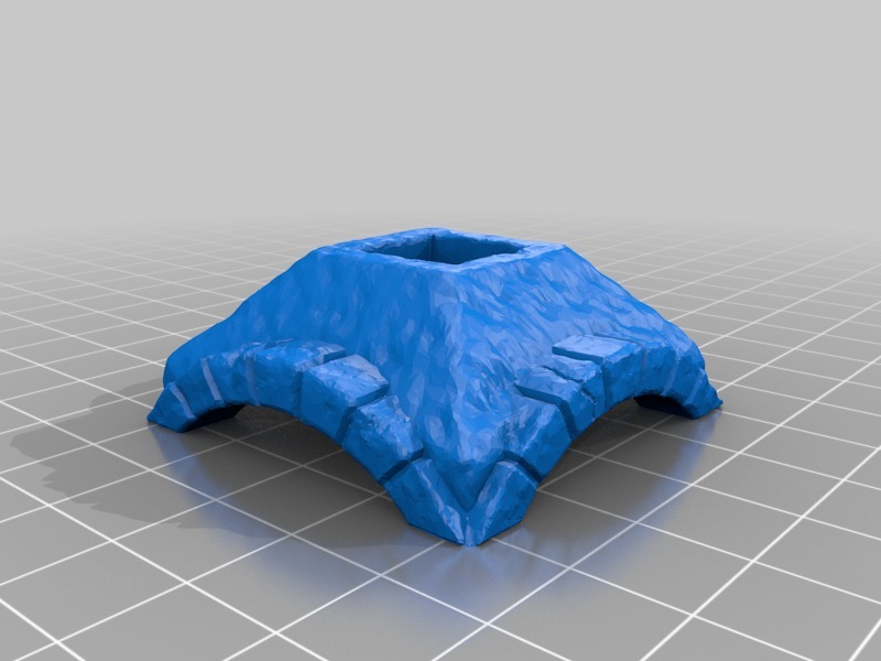 Открытая каменная печь для готовки