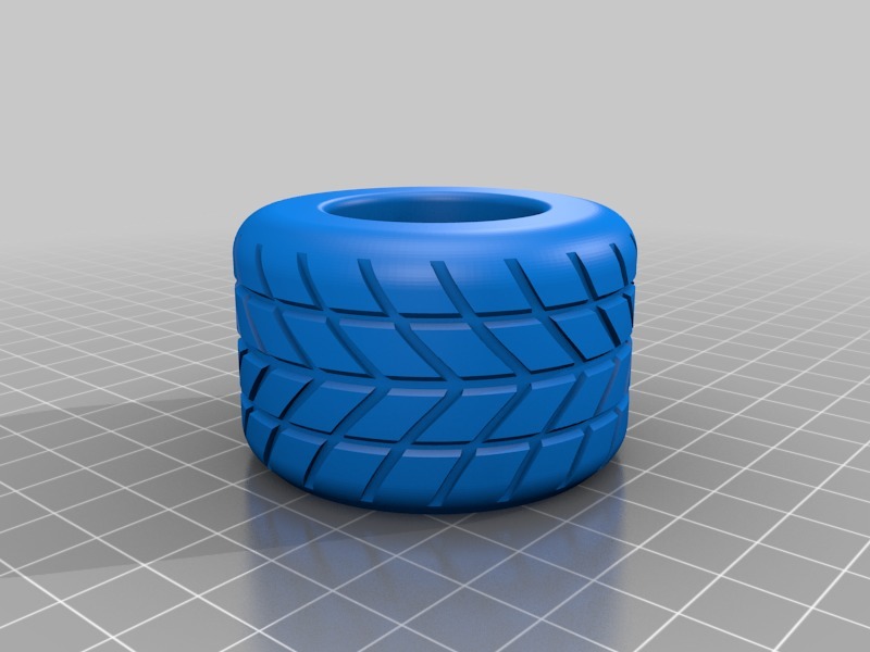 Open RC F1 2017 дождевые шины с исправленной ротацией