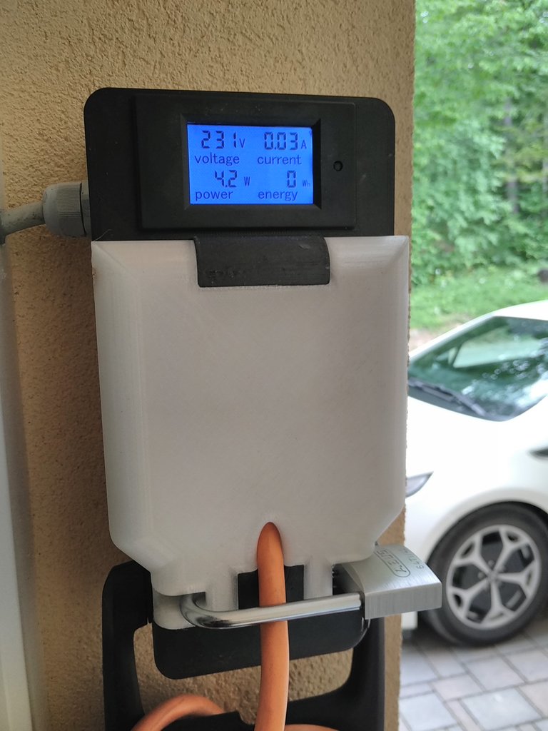 Крепление для зарядного кабеля Opel Ampera с измерителем