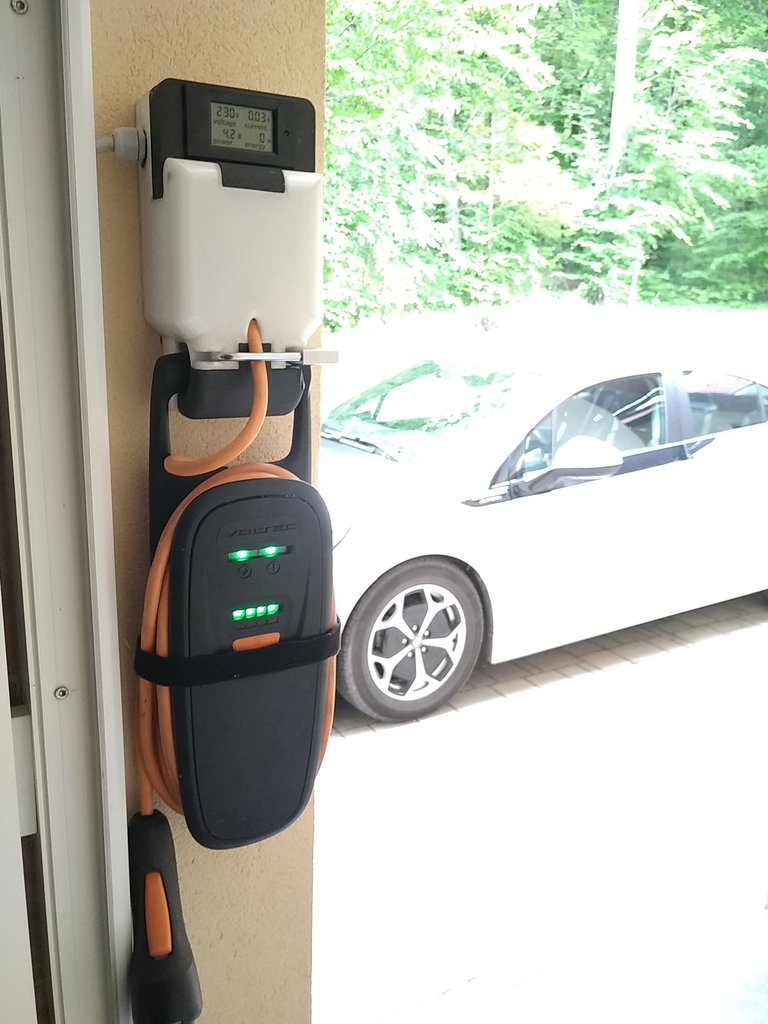 Крепление для зарядного кабеля Opel Ampera с измерителем