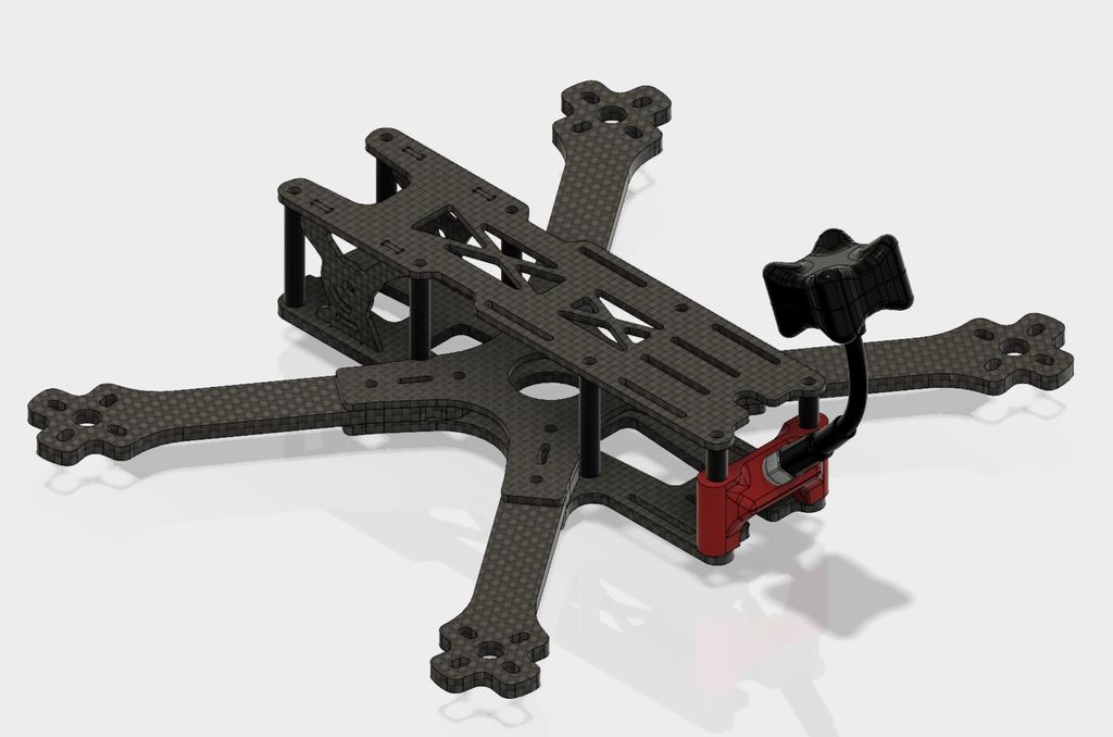 Крепление антенны FPV для SOURCE ONE v0.1