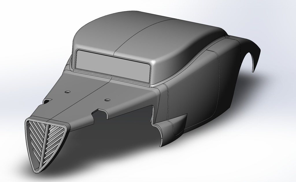 Кузов Hot Rod для Open RC Truggy