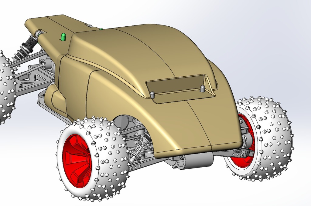 Кузов Hot Rod для Open RC Truggy