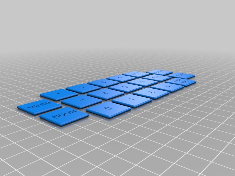 Клавиши для Open DSKY