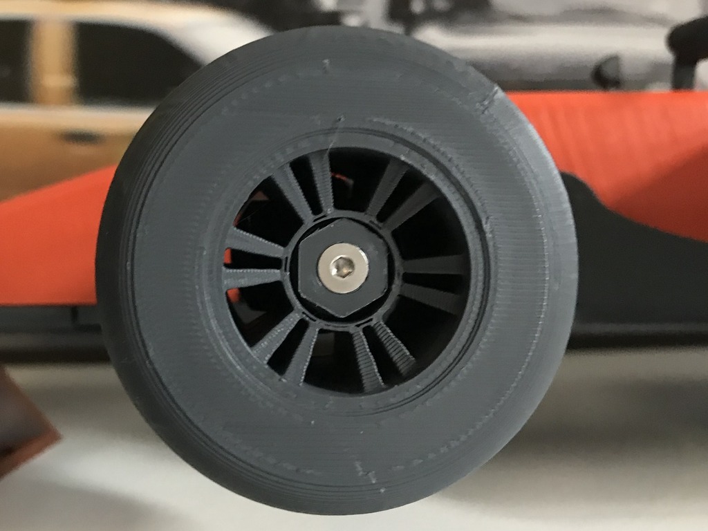 OPENRC F1 - PLA шины с совмещённым диском и покрышкой