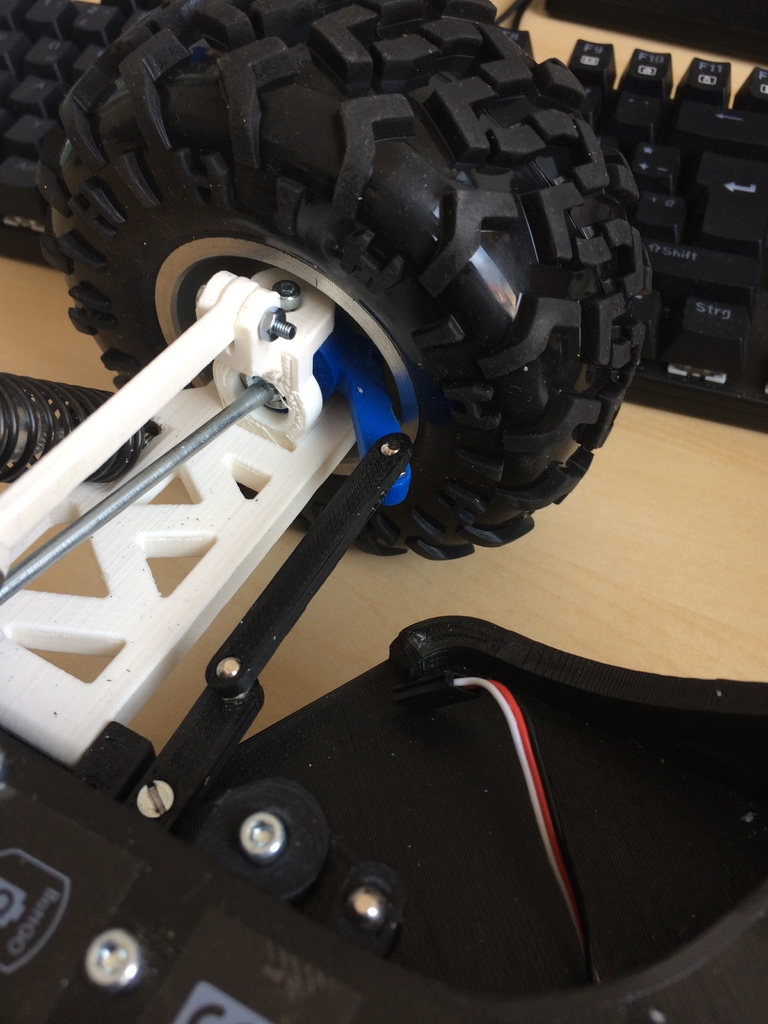 Передняя часть Open RC Truggy для малых диаметров колес